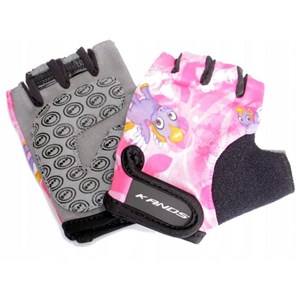 RĘKAWICZKI ROW.KIDS AL-1567 M KRÓTKIE PALCE RÓŻ