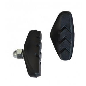 Klocki ham. szosa dł 50mm niesym. czarny 122711