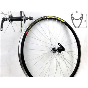 Koło 26 przód JY -731 DG srebrne QR