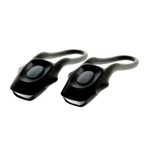 Zestaw lamp p+t  po 2 diody guma czarny/BC-RL8009/