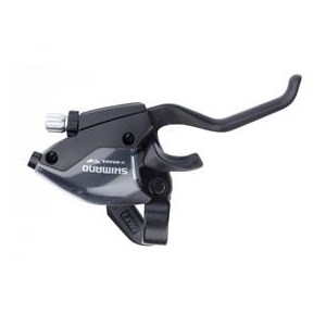 Dźwignia STEF 51 prawa czarna 7 s /okienko/