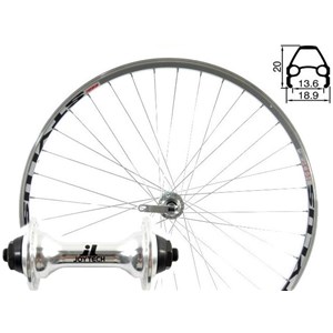 koło 28 przód  JY-171 Stylus  36 H srebrne/szosa/