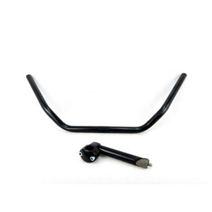 Kierownica stal 22,2x600+wspornik czarne