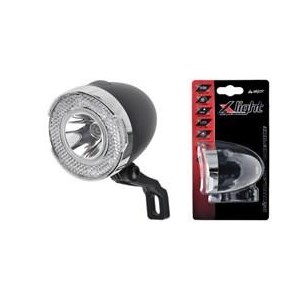 Lampa przód JY-110 1 LED 4xAAA czarna