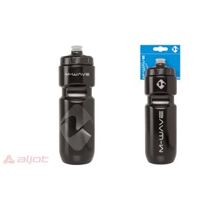 BIDON 0,75 M-WAVE PLAST.CZARNY