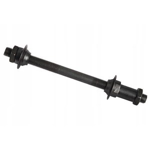 Oś piasty tył przelotowa L-45 mm czarna /SF-Ax01/