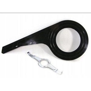 Osłona łańcucha TURING 520  plast.czar+uchwyt