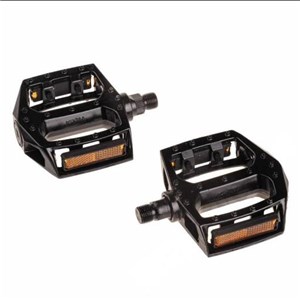 Pedał BMX PLATF. alu.łoz.kulkowe czarne 1/2 FP-965