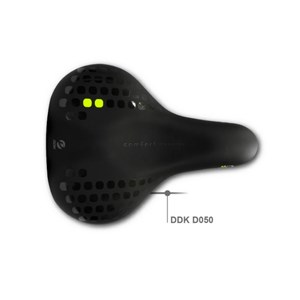 Siodło czarne z elastomerem DDK-272 CITY czarne