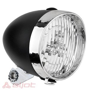 Reflektor OLD STYLE czarny 3 x led
