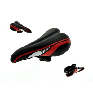 SIODŁO DZIECIĘCE SM-311 CZERWONO-SREBRNE