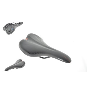 SIODŁO VADER BEZ OTWORU CZARNE PŁASKIE