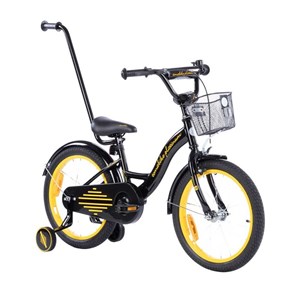 ROWER TOMABIKE   18" - CZARNO/ŻÓŁTY