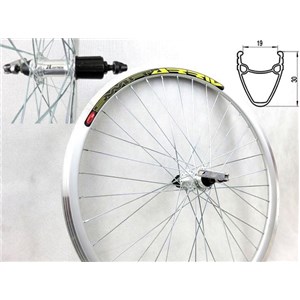 KOŁO 26 TYŁ KASETA JY-801 J19DG QR SREBRNE