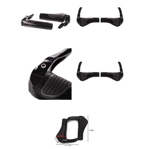 CHWYT KIEROWNICY ERGO.CZARNO/SZARY + ROGI