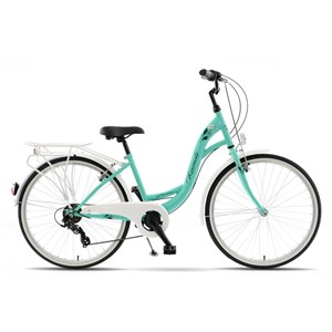 ROWER KANDS 26 LAURA CITY KV TX 1X6 SPEED TUR/BIAŁ