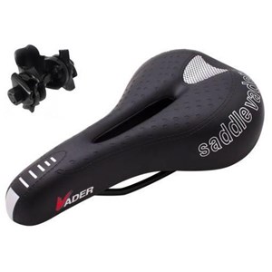 SIODŁO VADER Z OTWOREM CZAR/SREBRNE DAMSKIE