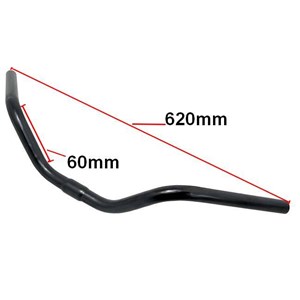 KIEROWNICA 620X60 ST.PROFIL 35 CITY CZARNA 25,4