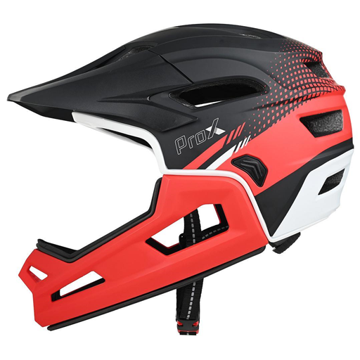 KASK PROX CAGE II CZERW/CZARNY M 55-58 FULL FACE - zdjęcie 1