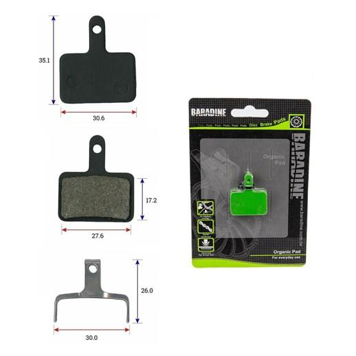 KLOCKI ŻYWICZNE BARADINE DS-10 DEORE - zdjęcie 1